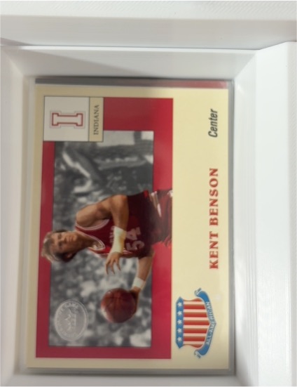 1986 Bank One Indiana Hoosiers Greats I #13 Kent Benson — front