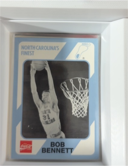 1989 Collegiate Collection North Carolina's Finest #165 Bob Bennett — front