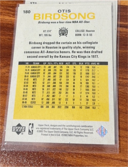 2002-03 Upper Deck Generations #180 Otis Birdsong — front