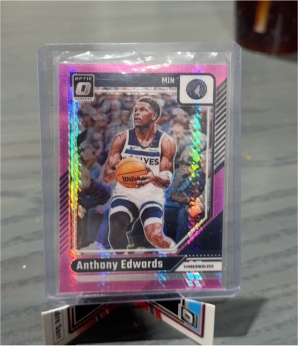 2024-25 Panini Donruss Optic #31 Anthony Edwards — front