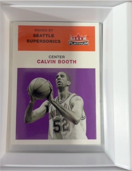 2001-02 Fleer Platinum #185 Calvin Booth — front