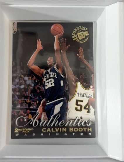1999 Press Pass Authentics #27 Calvin Booth — front