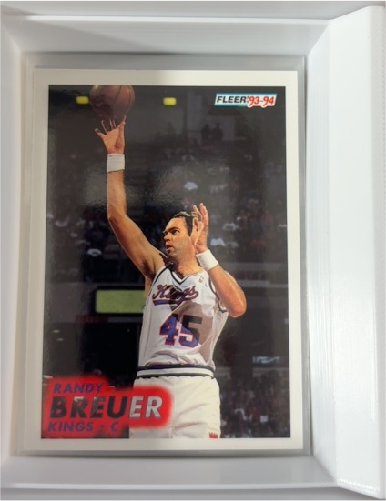 1993-94 Fleer #368 Randy Breuer Sacramento Kings — front