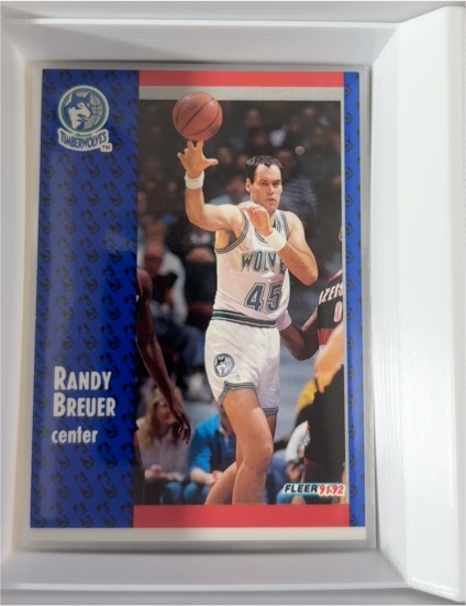 1991-92 Fleer #317 Randy Breuer — front