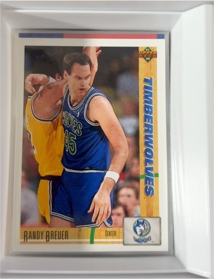 1991-92 Upper Deck #301 Randy Breuer Minnesota Timberwolves — front