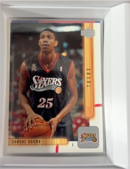 2001-02 Upper Deck #350 Damone Brown — front