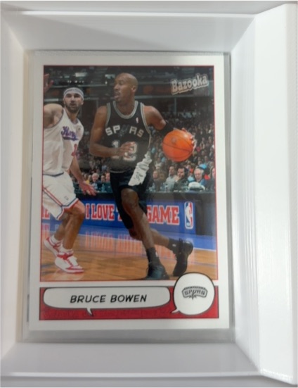 2004-05 Bazooka Mini #114 Bruce Bowen — front