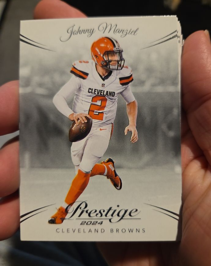 2024 Panini Prestige #73 Johnny Manziel — front