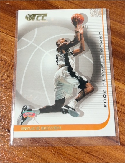 2002 Topps TCC Playoff Bound Bruce Bowen — front