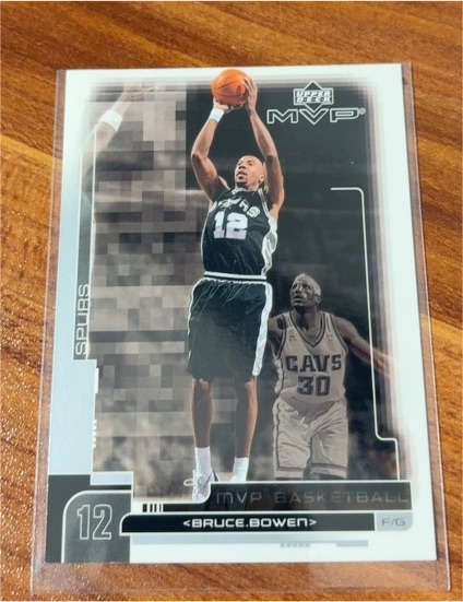 2002-03 Upper Deck MVP #163 Bruce Bowen — front