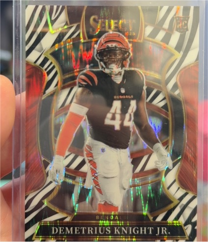 2025 Panini Select #58 Demetrius Knight Jr. — front
