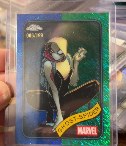 2025 Topps Chrome Marvel #29 Ghost-Spider — front