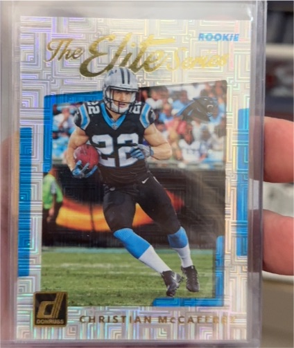 2017 Donruss The Elite Series Rookies #5 Christian McCaffrey — front