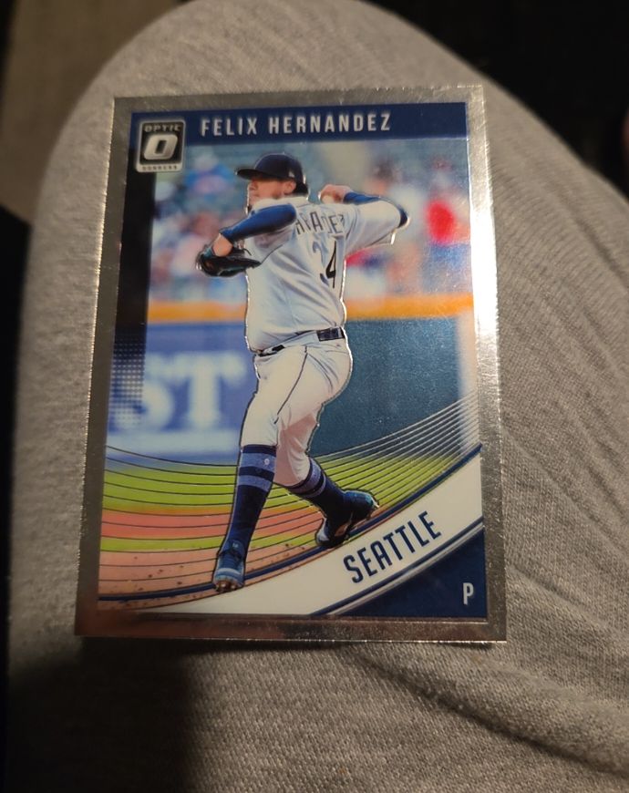2018 Donruss Optic #140 Felix Hernandez — front
