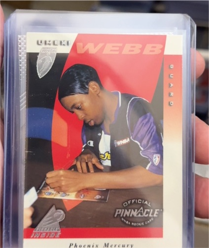 1997 Pinnacle Inside WNBA #42 Umeki Webb — front