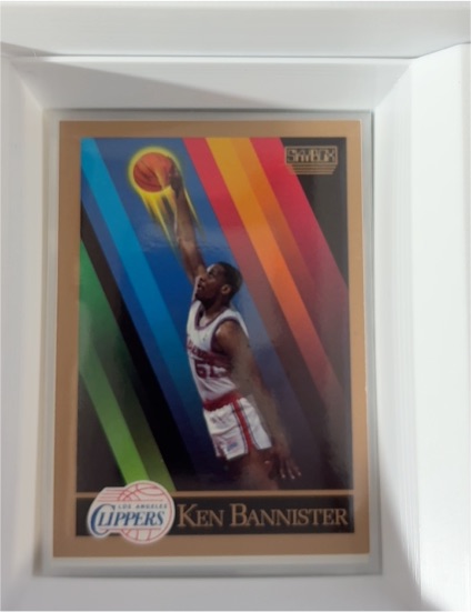 1990-91 SkyBox #390 Ken Bannister — front
