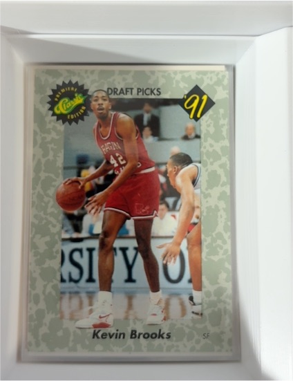 1991 Classic Draft Picks #12 Kevin Brooks — front