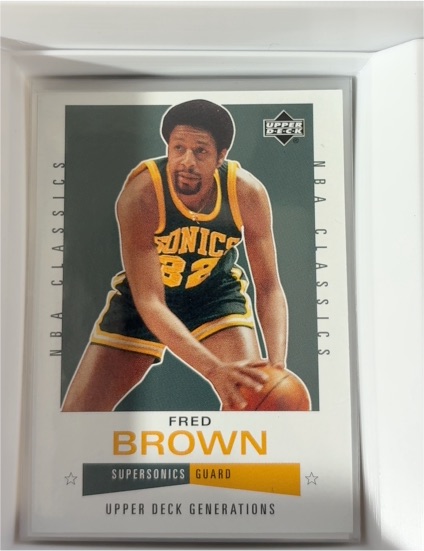 2002-03 Upper Deck Generations #186 Fred Brown — front