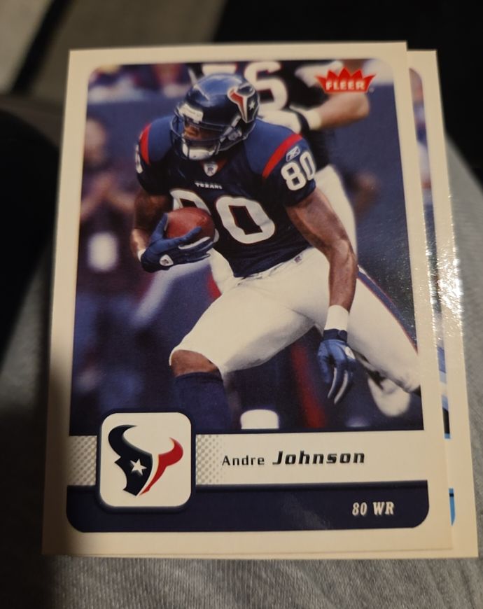 2006 Fleer #39 Andre Johnson Houston Texans — front