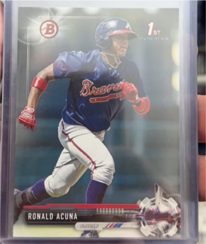 2017 Bowman Prospects #BP127 Ronald Acuna Jr — front