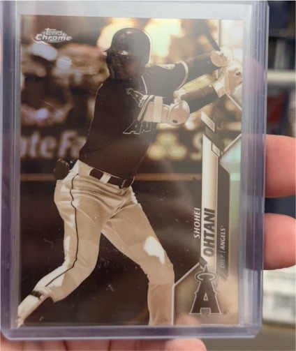 2020 Topps Chrome #21 Shohei Ohtani Sepia Refractor — front