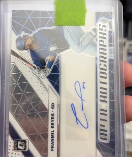 2019 Donruss Optic #OA-FR Franmil Reyes — front