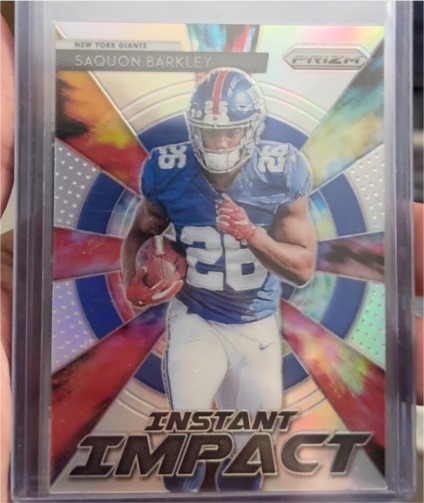 2018 Panini Prizm Instant Impact #II-2 Saquon Barkley — front