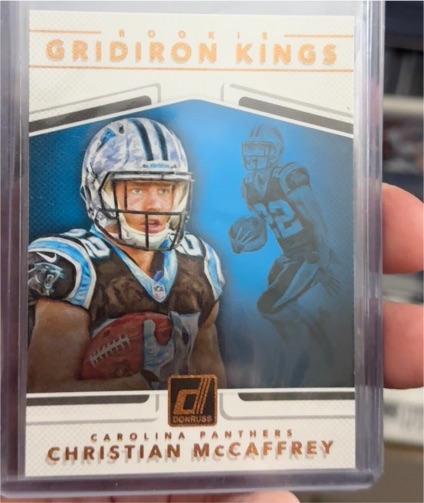 2017 Donruss Gridiron Kings #10 Christian McCaffrey — front