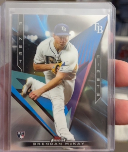 2020 Topps Finest #FF-7 Brendan McKay Finest Firsts — front