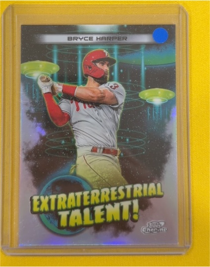 2023 Topps Cosmic Chrome #ET-12 Bryce Harper Extraterrestrial Talent — front