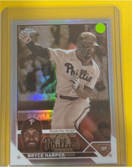 2023 Topps Chrome #3 Bryce Harper Sepia Refractor — front