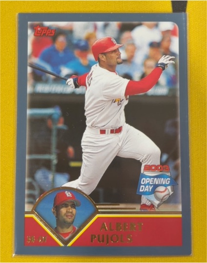 2003 Topps Opening Day #135 Albert Pujols — front