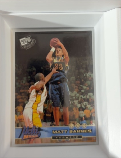 2002 Press Pass #1 Matt Barnes UCLA Bruins — front