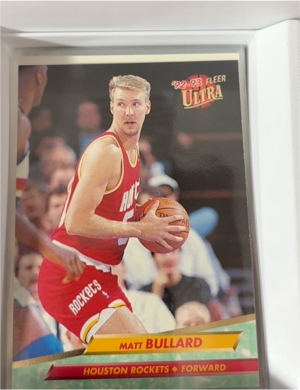 1992-93 Fleer Ultra #268 Matt Bullard — front