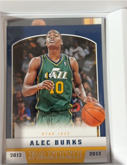 2012-13 Panini #201 Alec Burks — front