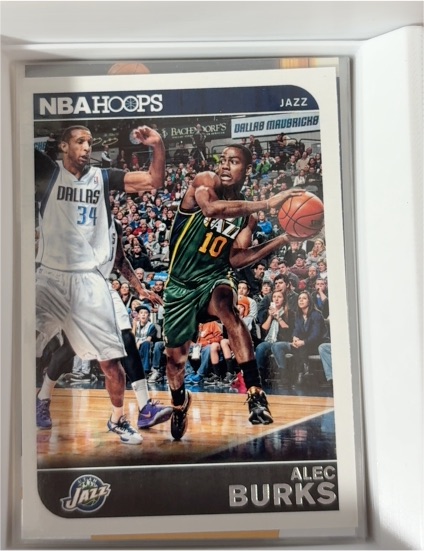 2014-15 Panini NBA Hoops #90 Alec Burks — front