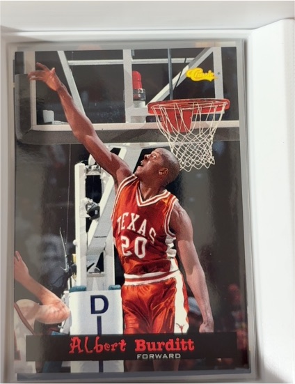 1994 Classic Draft #21 Albert Burditt — front
