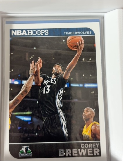 2014-15 Panini NBA Hoops #180 Corey Brewer — front