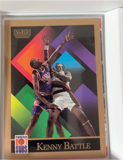 1990-91 SkyBox #405 Kenny Battle — front