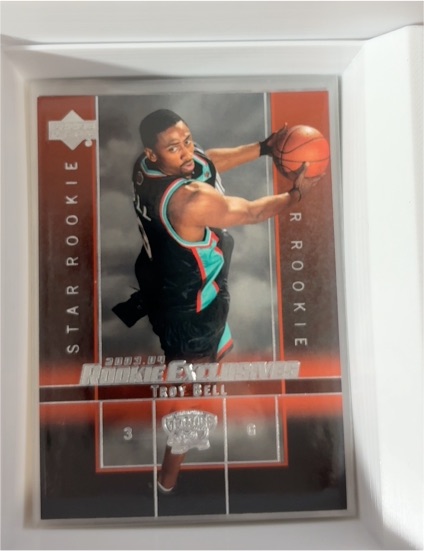 2003-04 Upper Deck Rookie Exclusives #12 Troy Bell — front
