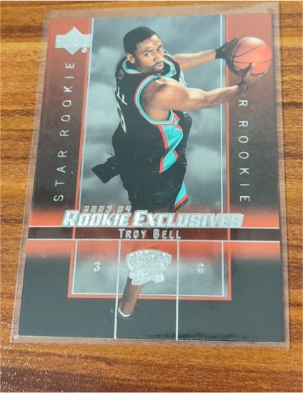 2003-04 Upper Deck Rookie Exclusives #12 Troy Bell — front