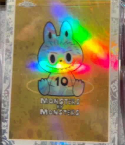2025 Topps Chrome Labubu #4 Monsters by Monsters — front