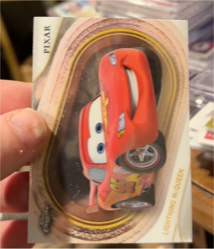 2025 Topps Chrome Disney #50 Lightning McQueen — front