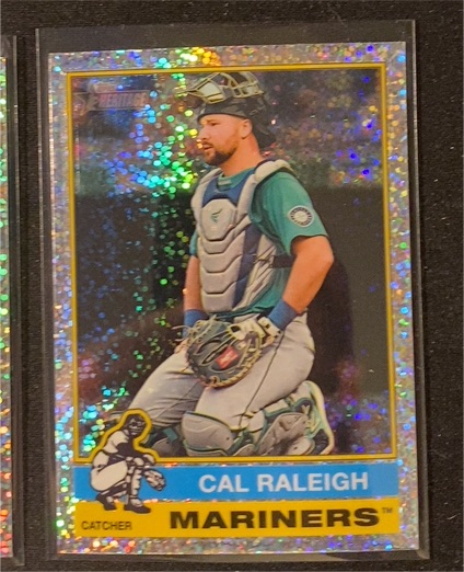 2025 Topps Heritage Chrome #472 Cal Raleigh — front