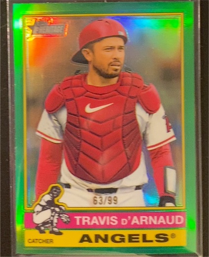 2025 Topps Heritage #564 Travis d'Arnaud — front