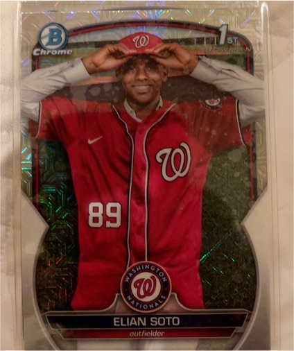 2023 Bowman Chrome #BCP-177 Elian Soto — front
