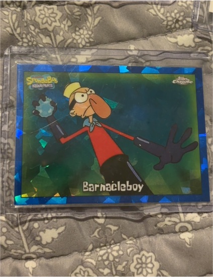 2025 Topps Chrome SpongeBob #7 Barnacleboy — front
