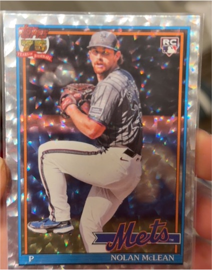 2026 Topps Series 1 #T91-63 Nolan McLean — front