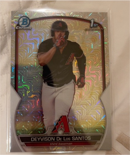 2023 Bowman Chrome #BCP-116 Deyvison De Los Santos — front