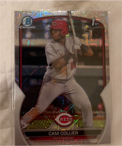 2023 Bowman Chrome #BCP-125 Cam Collier — front